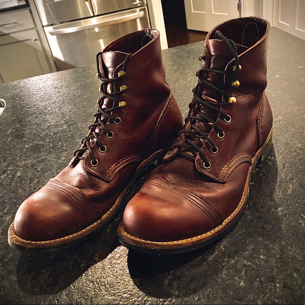 Red Wing Iron Ranger 6” Boots, Oxblood, size 10